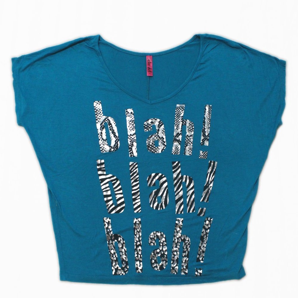 BLAH! BLAH! BLAH! Graphic Top